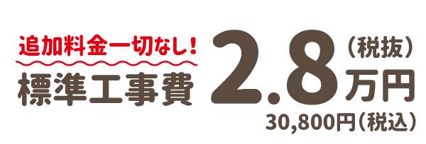 トイレの標準工事費